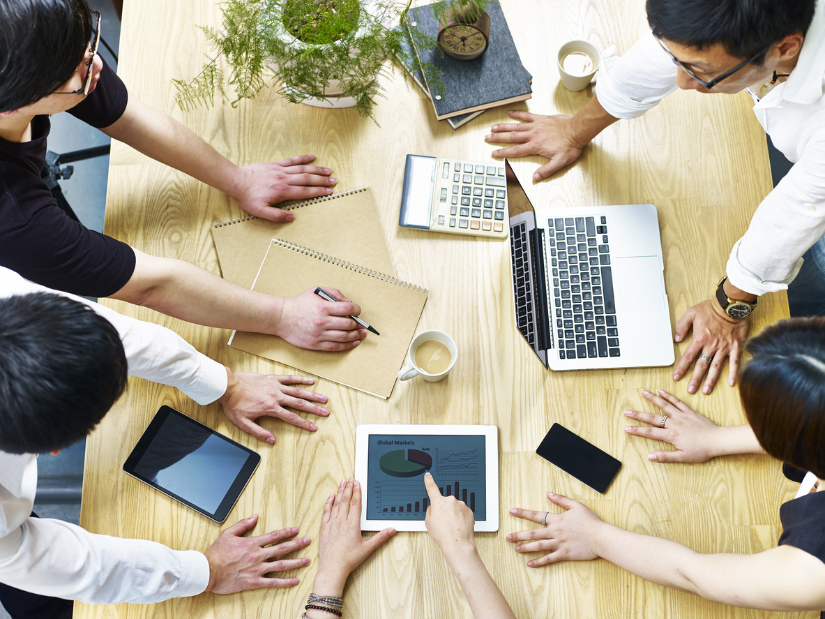 business people meeting in office